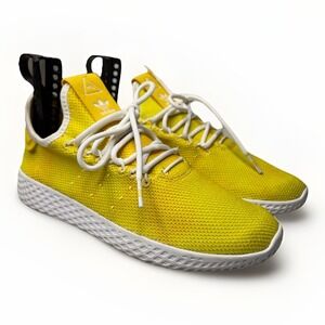 Adidas Pharrell Williams Tennis Hu Yellow White Sneakers Shoes Mens 4.5 Womens 6